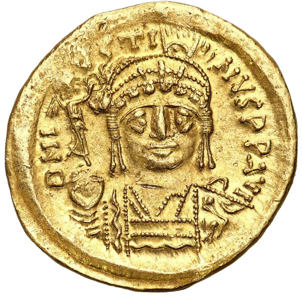 Bizancjum. Justyn II (565-578). Solid, Konstantynopol